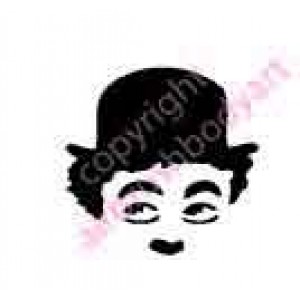 0299 charlie chaplin reusable stencil